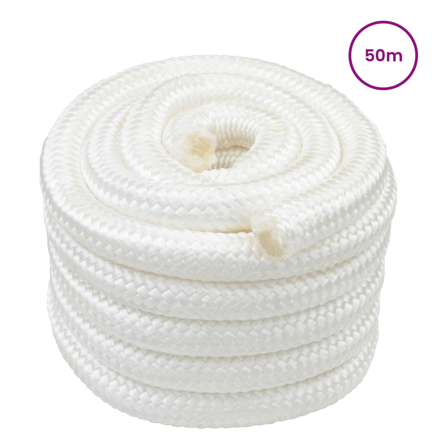 Boat Rope 50 m 3 White PP