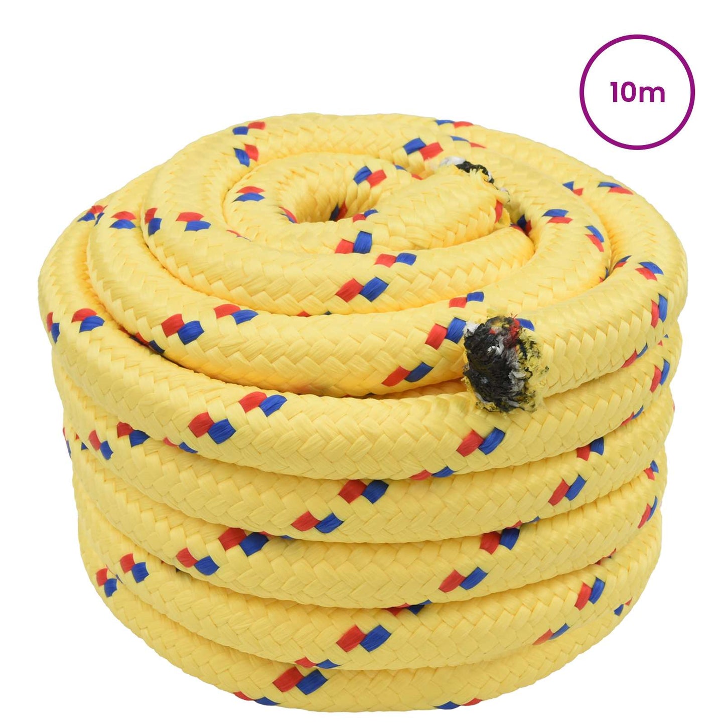 Boat Rope 10 m 3 Yellow PP