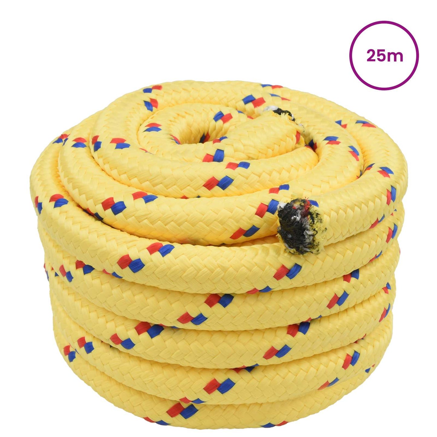 Boat Rope 25 m 4 Yellow PP