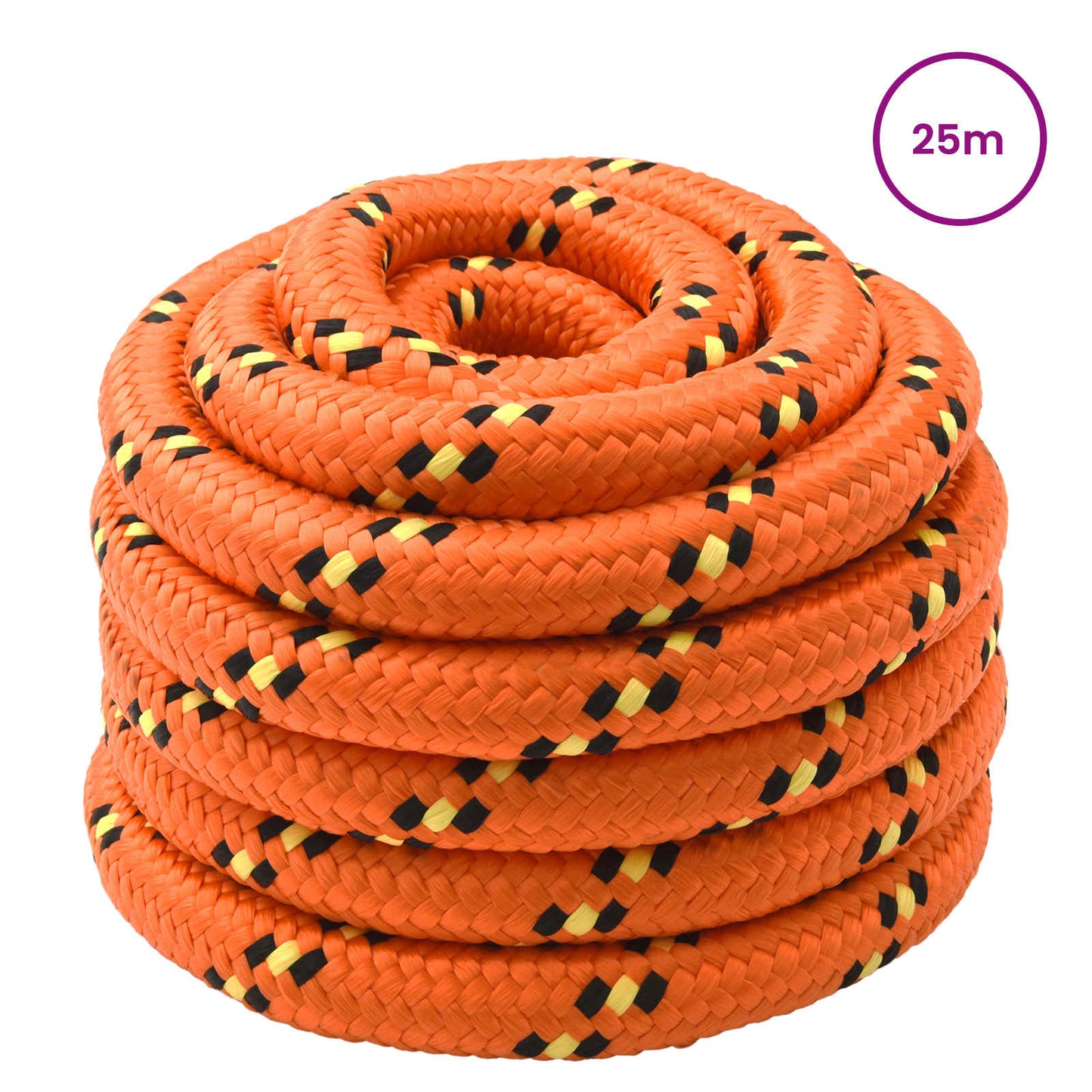 Boat Rope 25 m 3 Orange PP