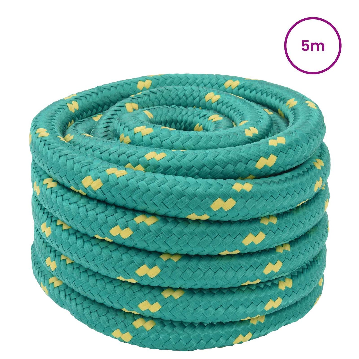 Boat Rope 5 m 3 Green PP