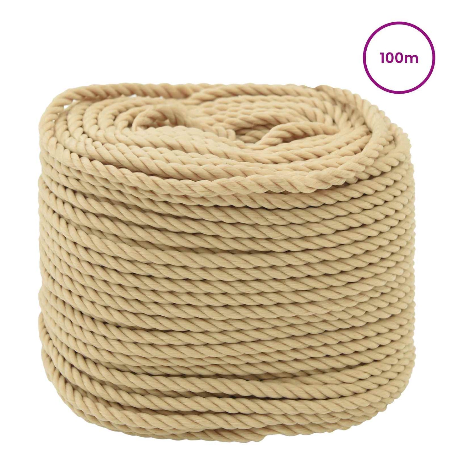 Boat Rope 100 m 0.6 Natural PP