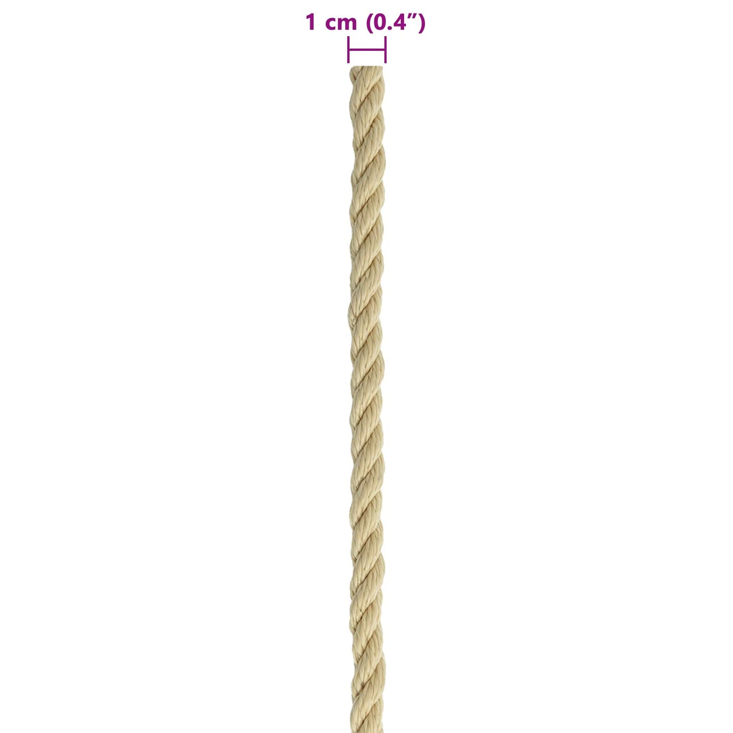 Boat Rope 500 m 1 Natural PP
