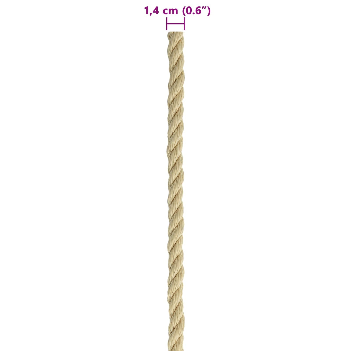 Boat Rope 100 m 1.4 Natural PP