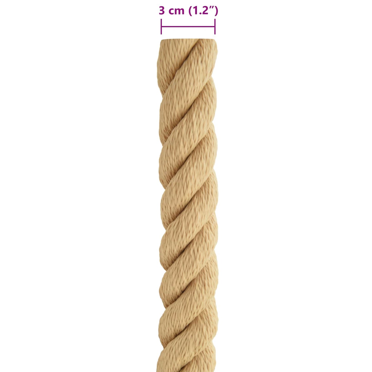 Boat Rope 5 m 3 Natural PP