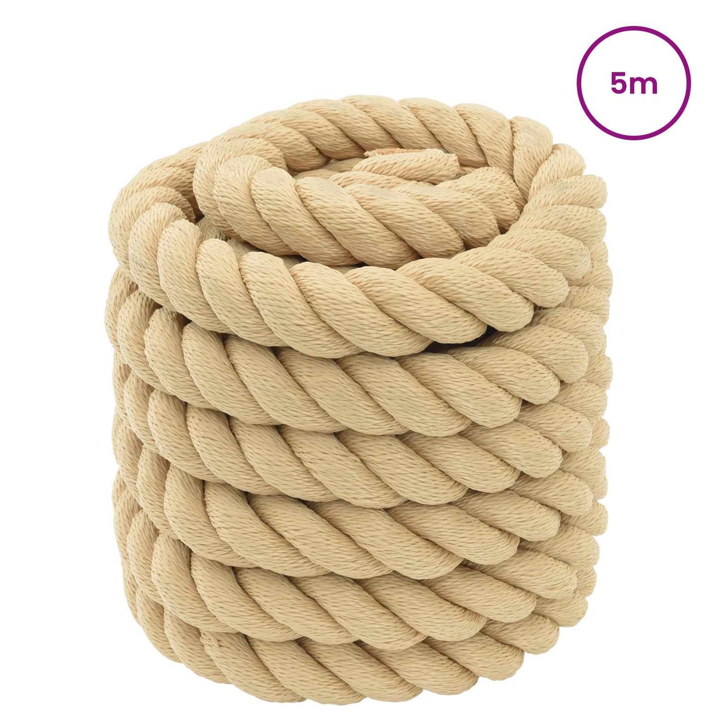 Boat Rope 5 m 4 Natural PP