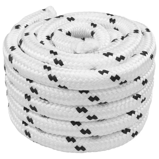 Boat Rope 2.5 mm 50 m White Polyester