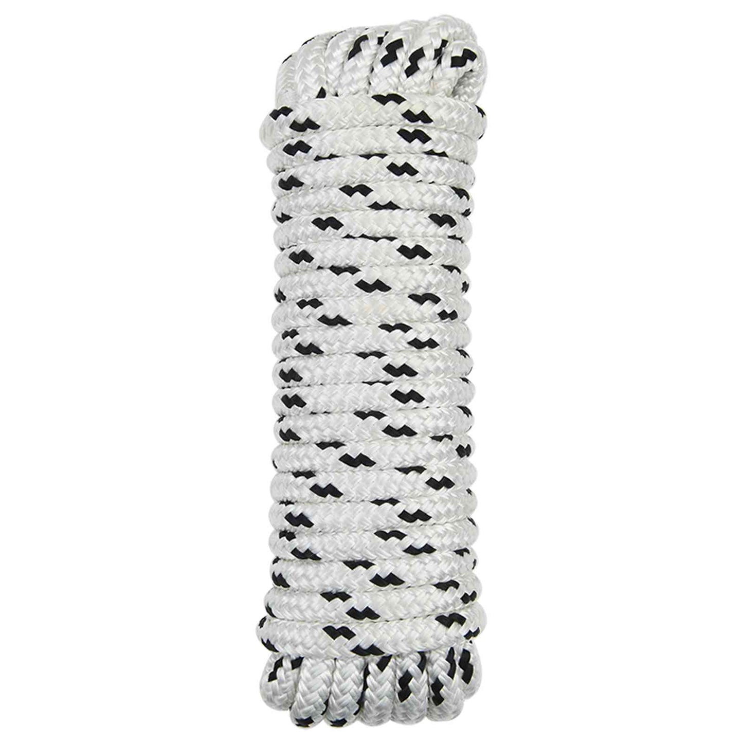 Boat Rope 6 m 1.4 White and Black Polyester
