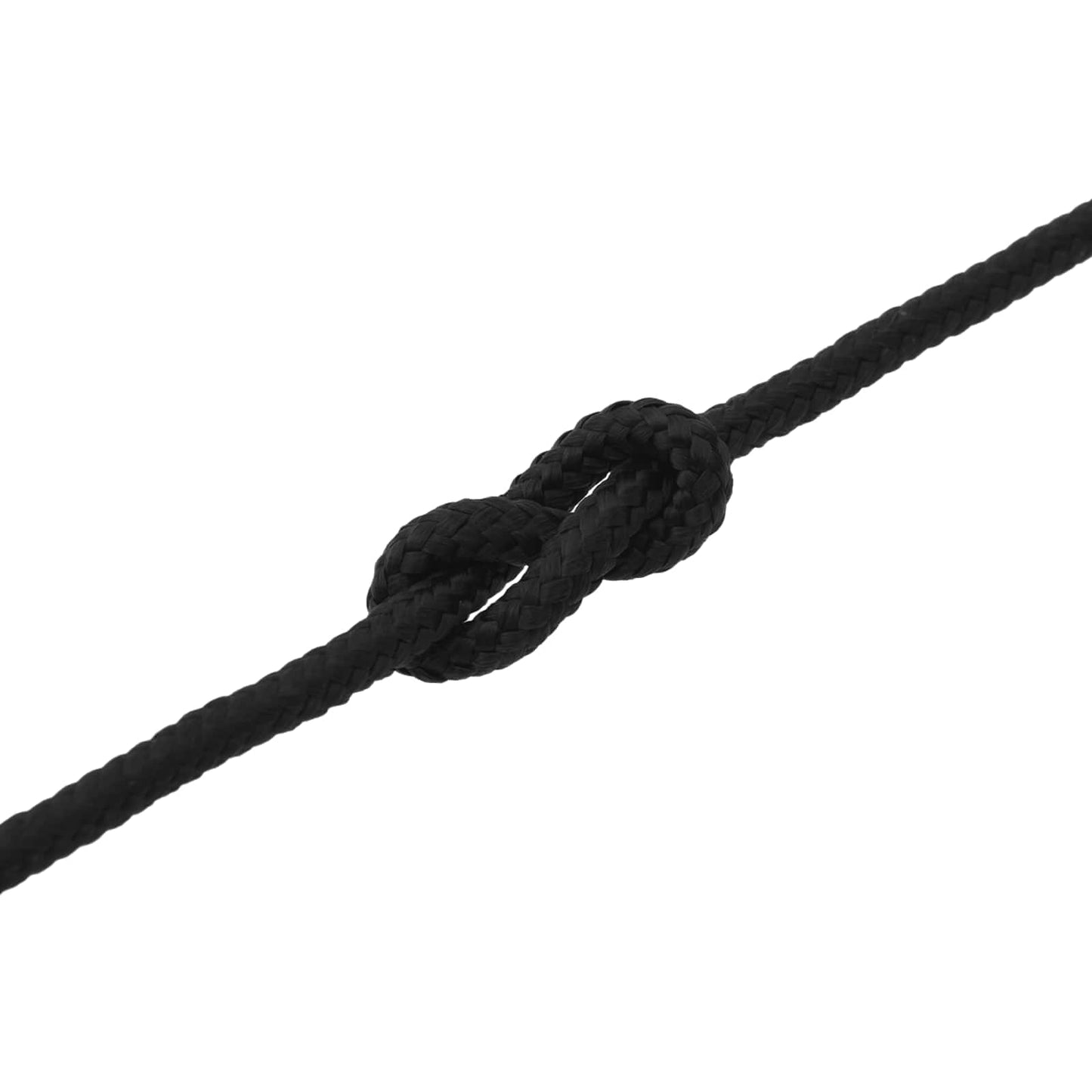 Boat Rope 6 m 1.2 Black Polyester