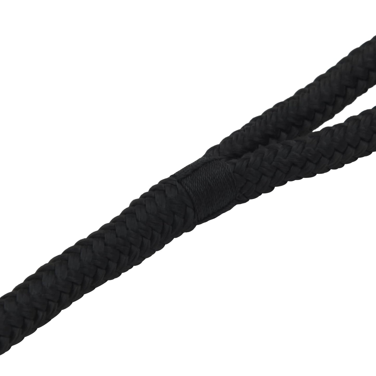 Boat Rope 15 m 1.6 Black Polyester