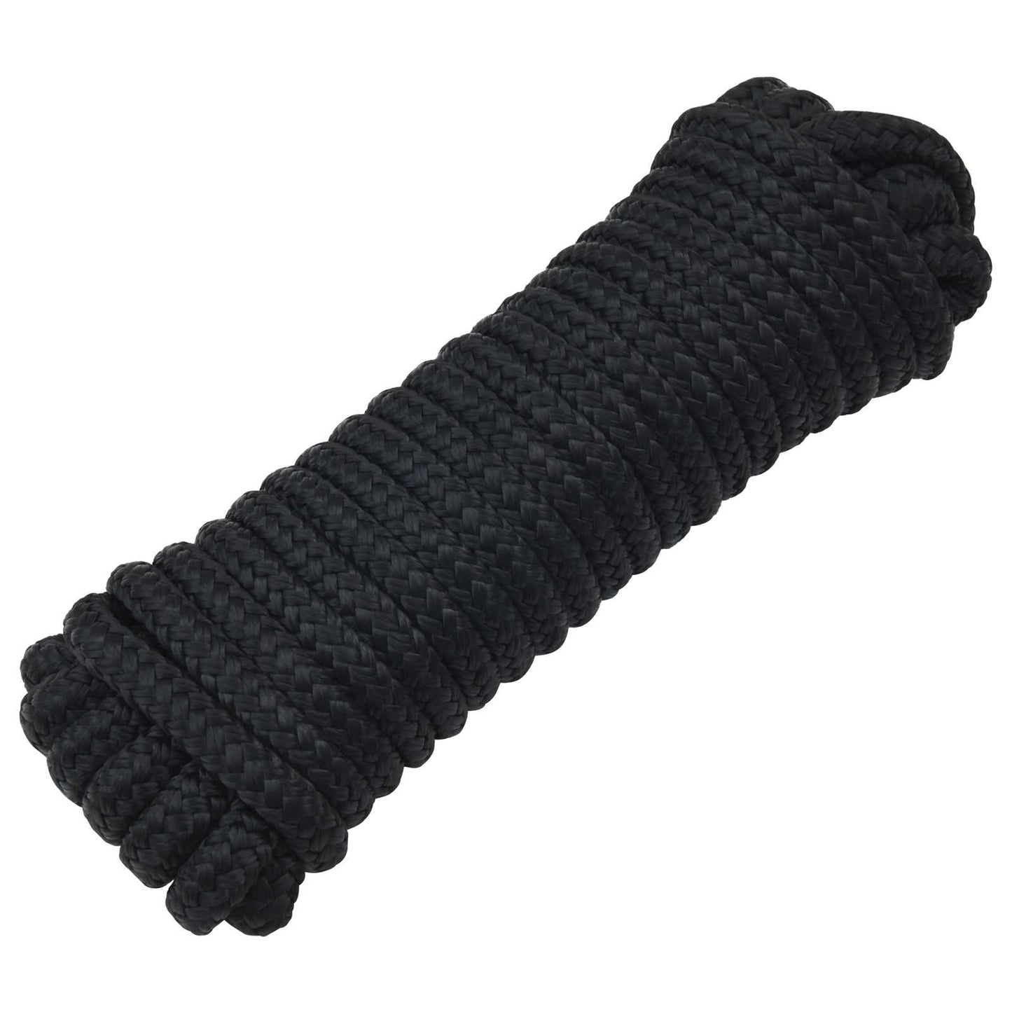 Boat Rope 12 m 2 Black Polyester