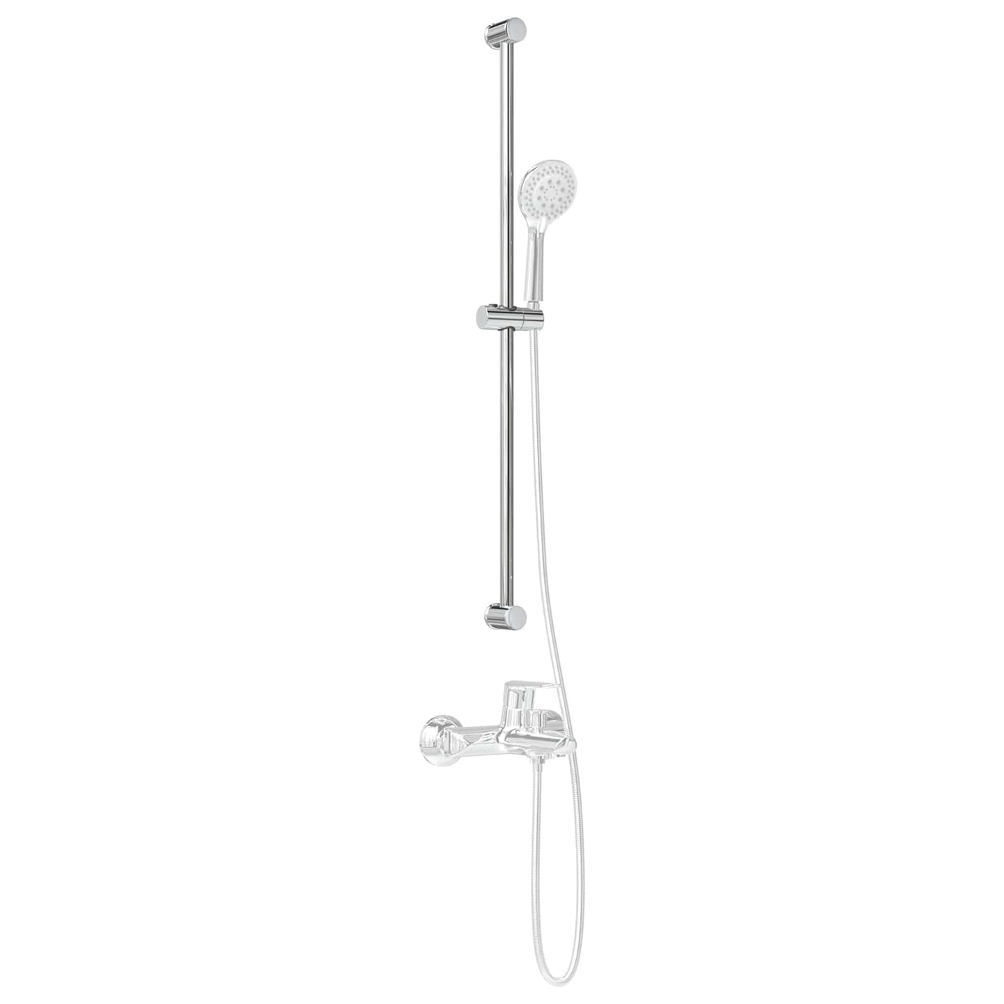 Shower Head Holder Chrome 101 cm Stainless Steel