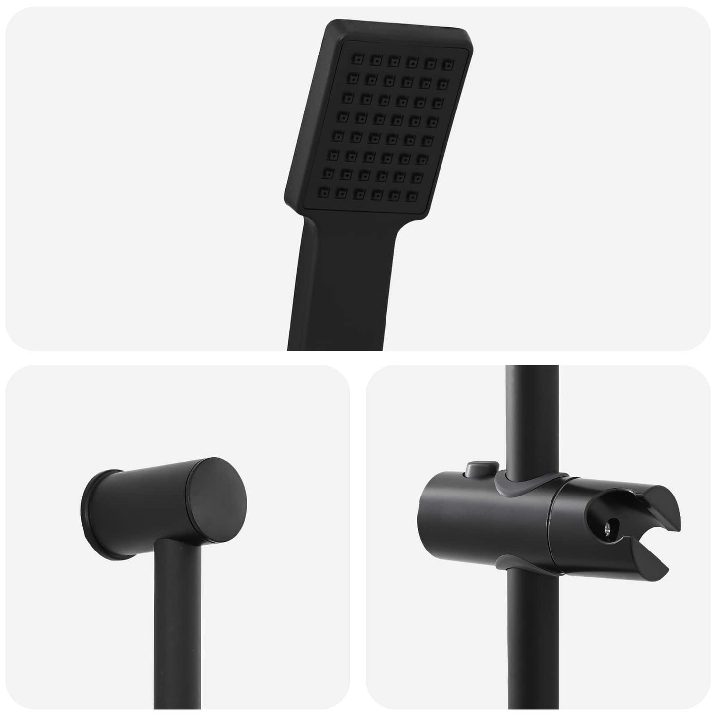 Shower System Set Height Adjustable steel