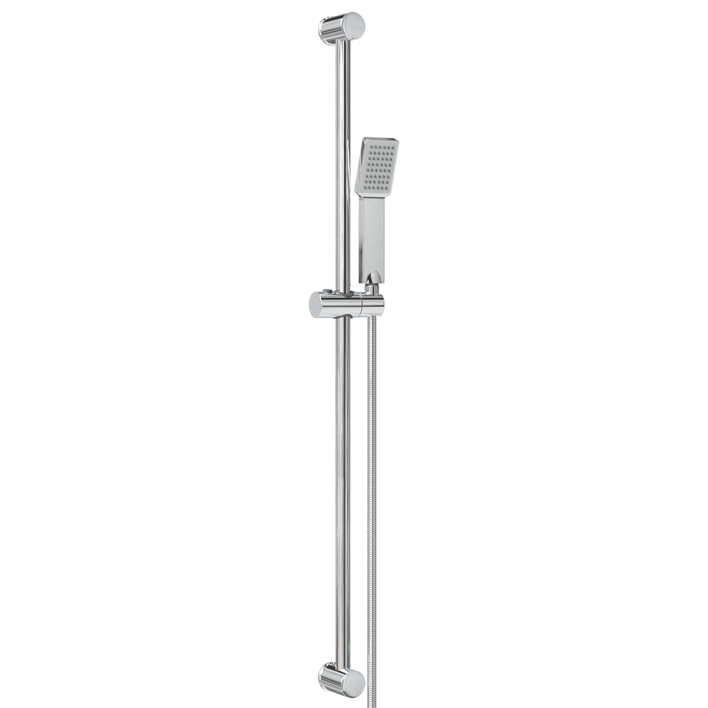 Shower System Set Chrome 100 cm Stainless Steel