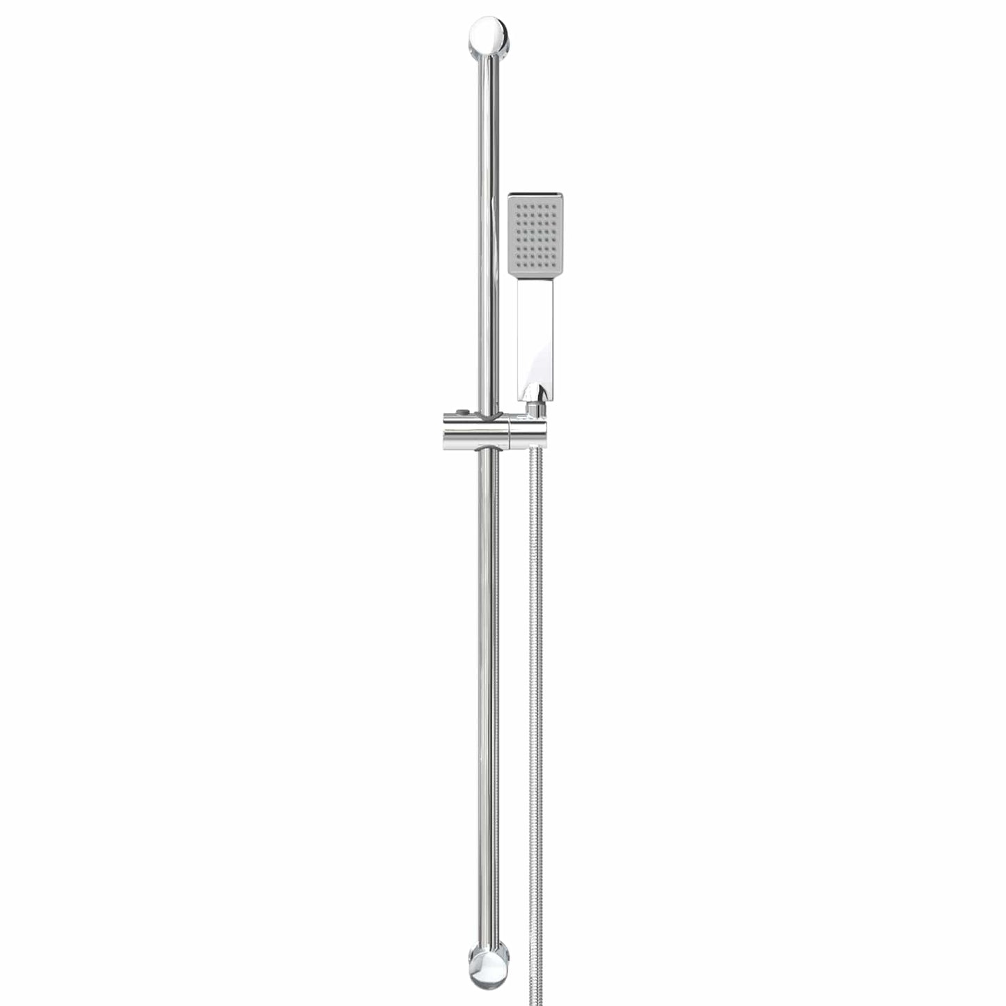 Shower System Set Chrome 100 cm Stainless Steel