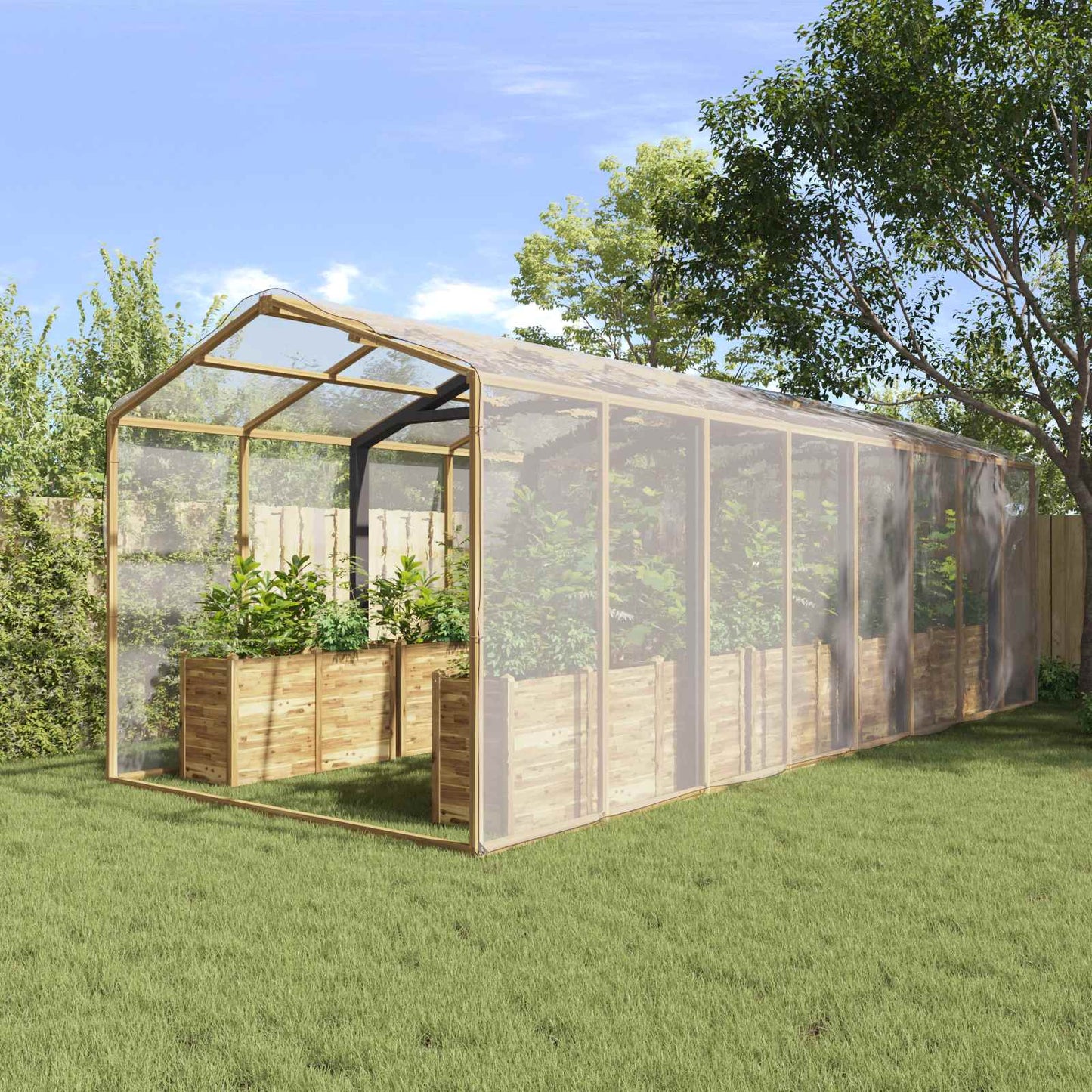 Plant Cover Transparent 8 x 10 m PE