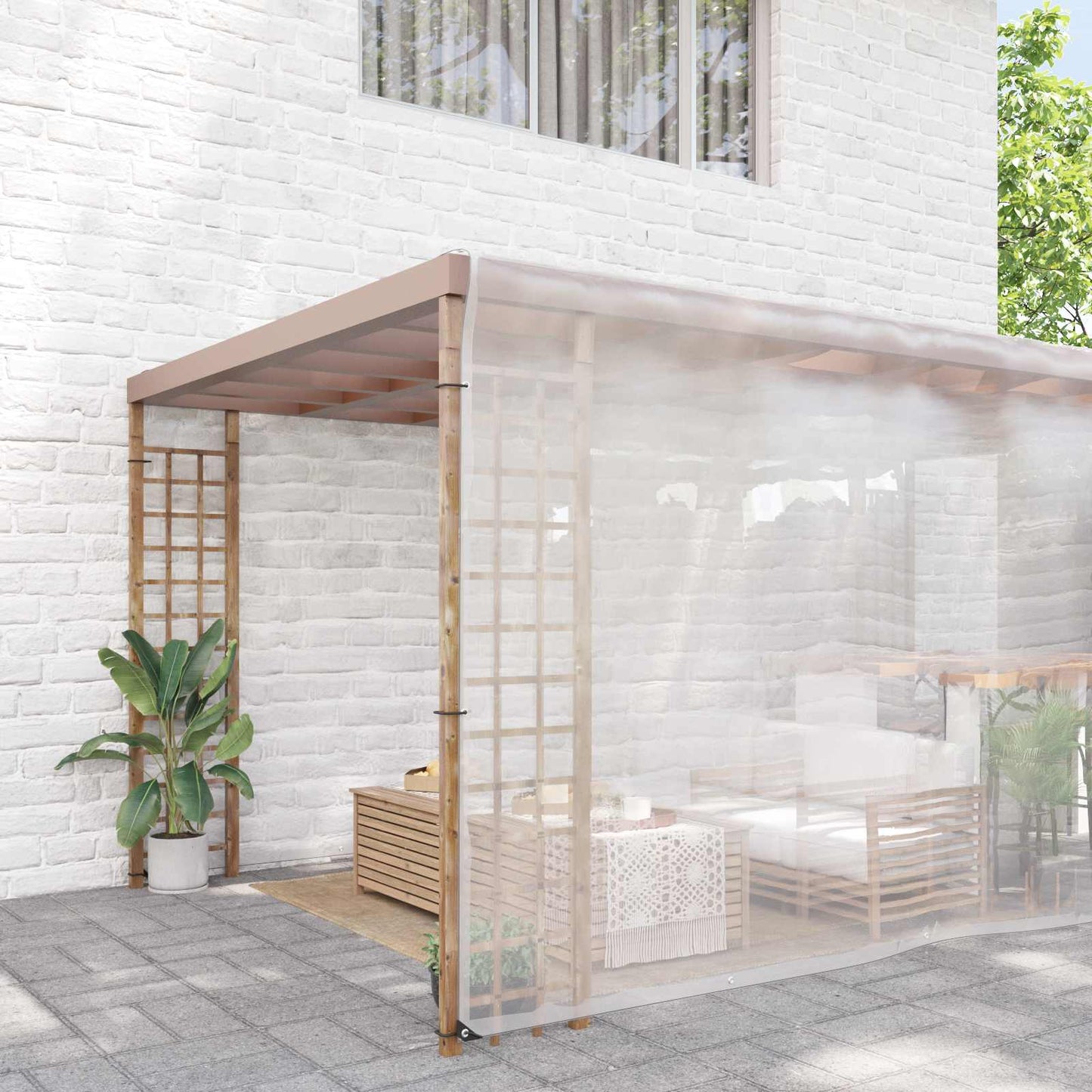 Plant Cover Transparent 12 x 12 m PE