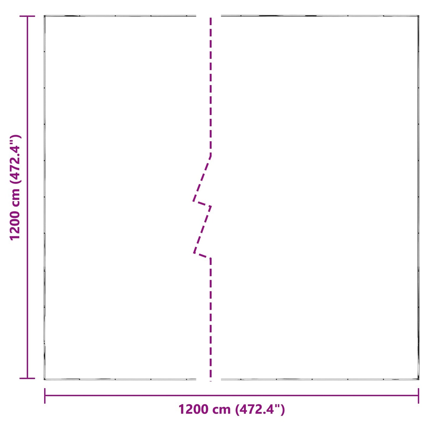 Plant Cover Transparent 12 x 12 m PE