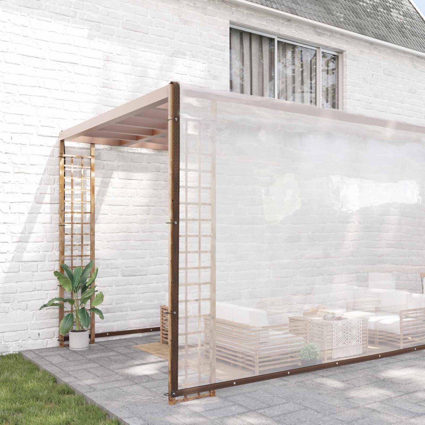 Plant Cover Transparent 10 x 12 m PE