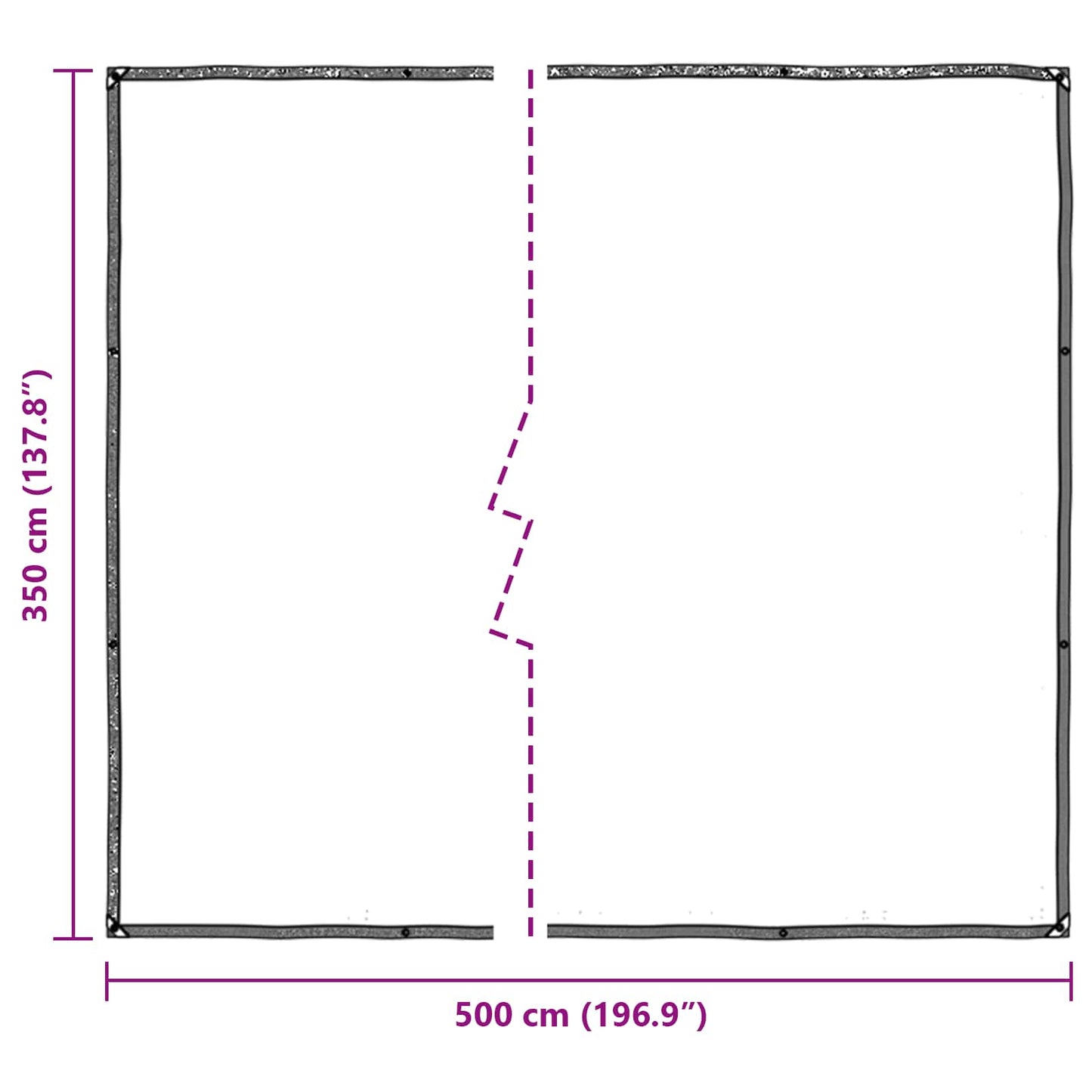 Plant Cover Transparent 5 x 3.5 m PE