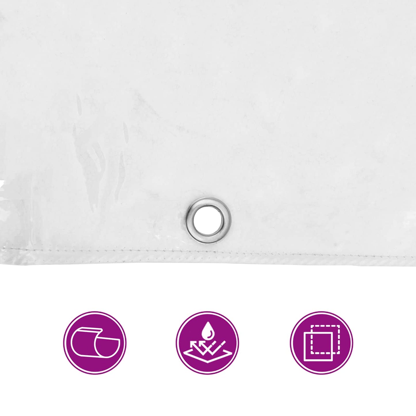 Plant Cover Transparent 8 x 8 m PVC