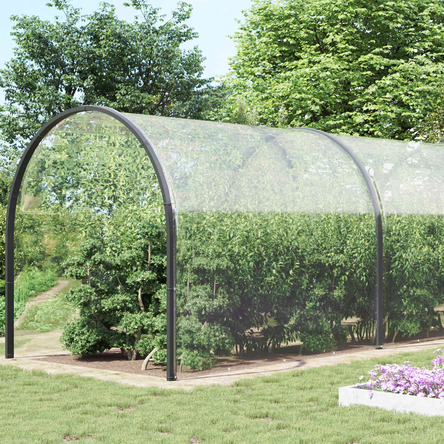 Plant Cover Transparent 8 x 8 m PVC