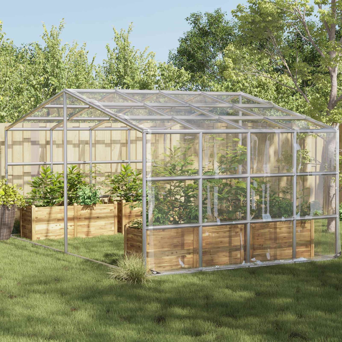 Plant Cover Transparent 7 x 5 m PVC