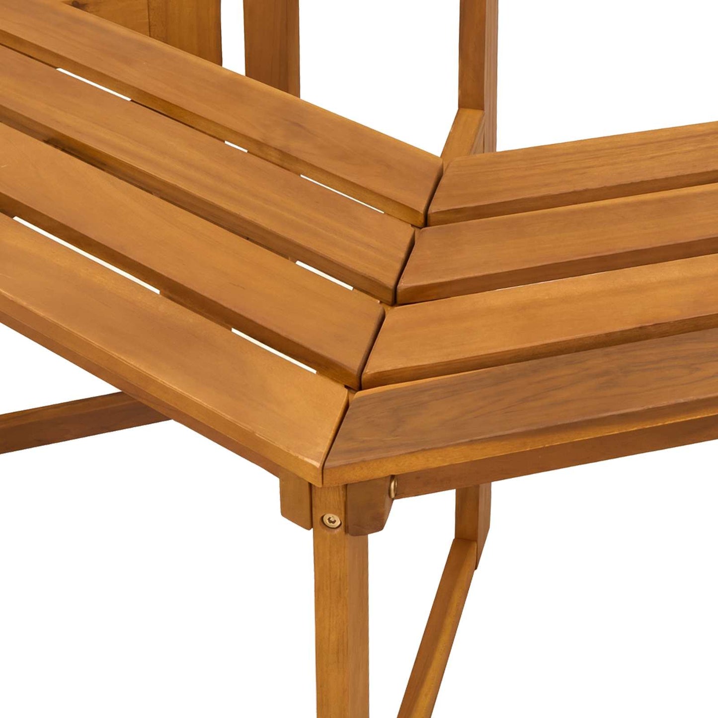 Tree Bench 160 x 70 x 86 cm Solid Acacia Wood Natural