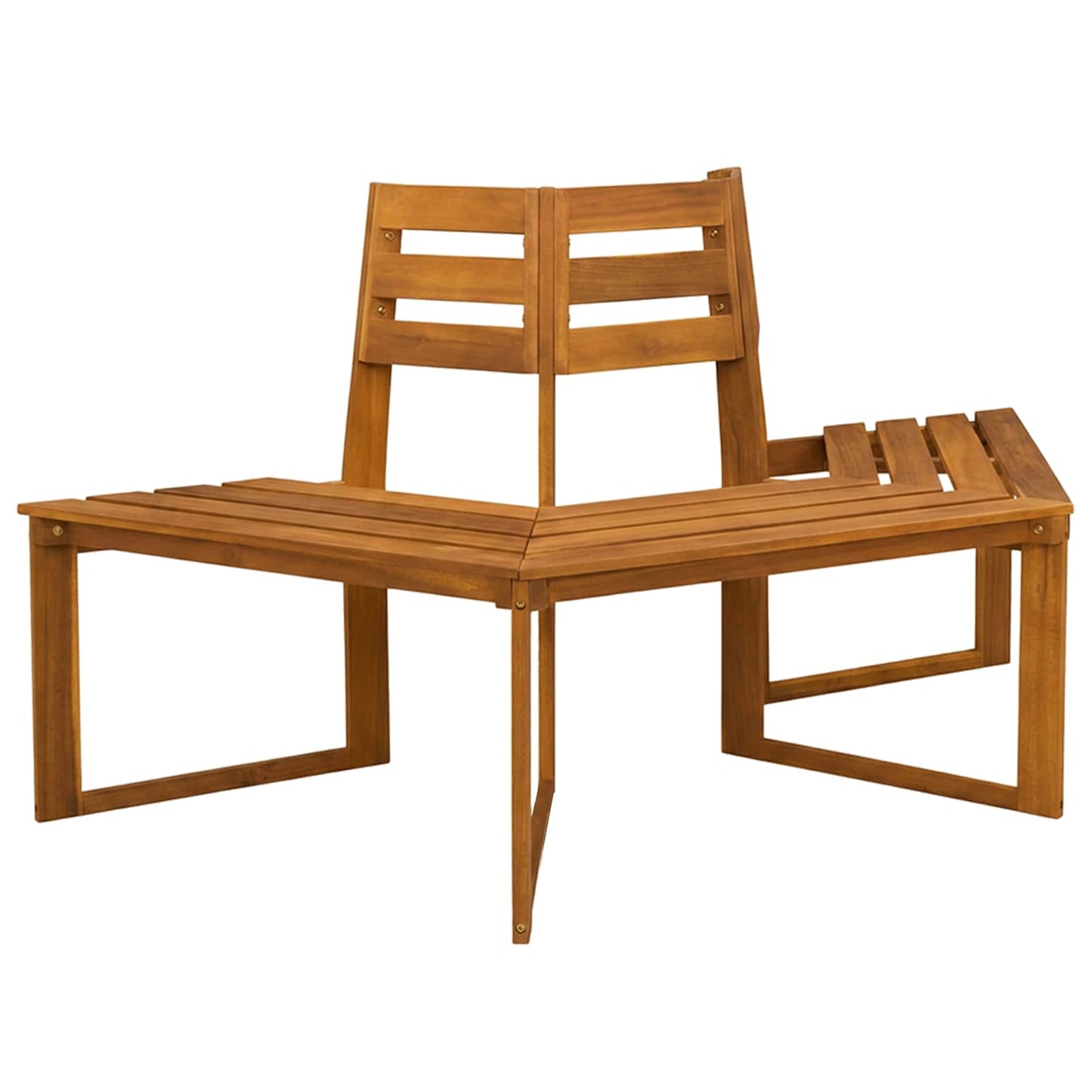 Tree Bench 160 x 70 x 86 cm Solid Acacia Wood Natural