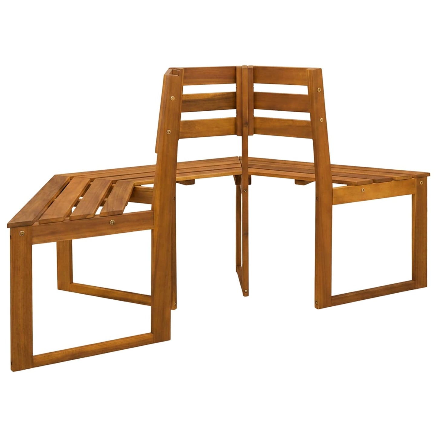 Tree Bench 160 x 70 x 86 cm Solid Acacia Wood Natural