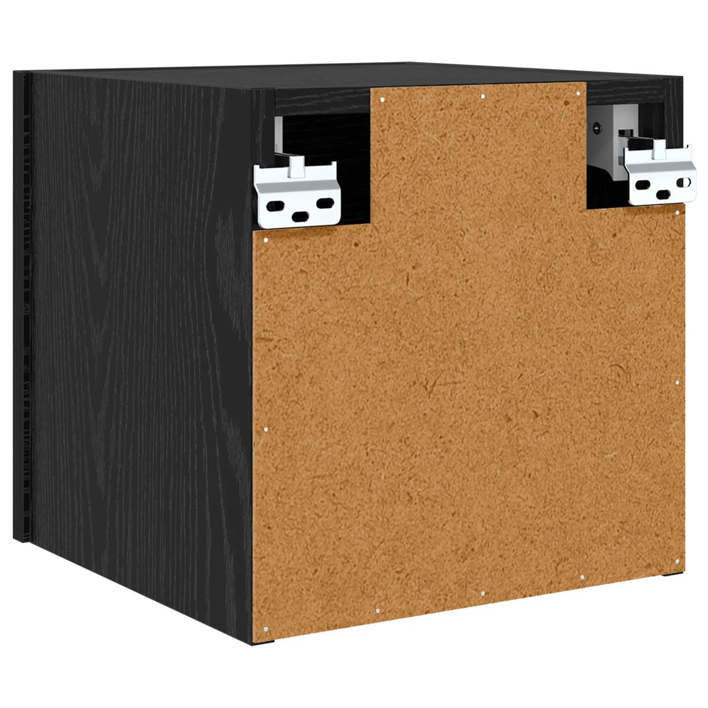 Wall Mounted TV Cabinet 4 pcs Black Oak 30.5 x 30 x 30 cm