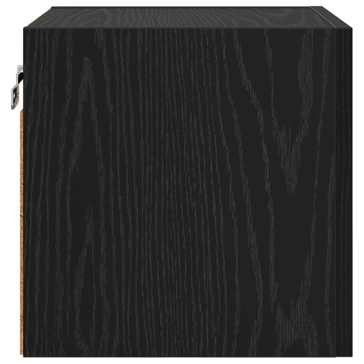 Wall Mounted TV Cabinet 4 pcs Black Oak 30.5 x 30 x 30 cm