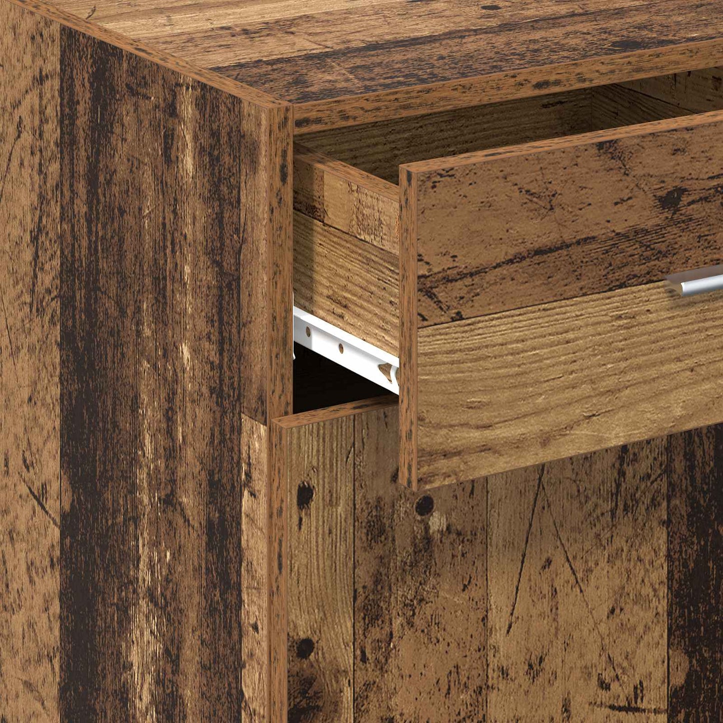 Storage Cabinet Old Wood 40 x 42.5 x 93 cm Engineered Wood