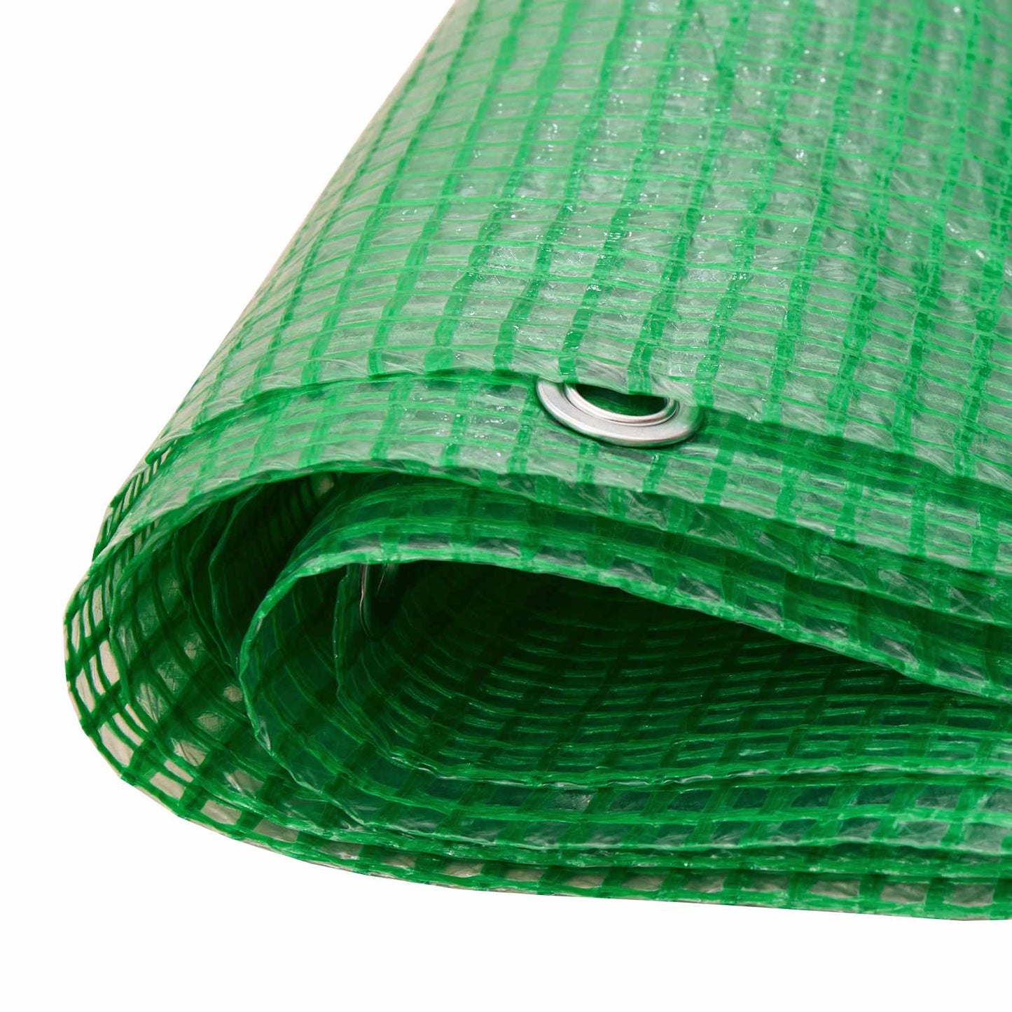 Tarpaulin with Eyelets Green 3 x 4 m 140 gsm PE