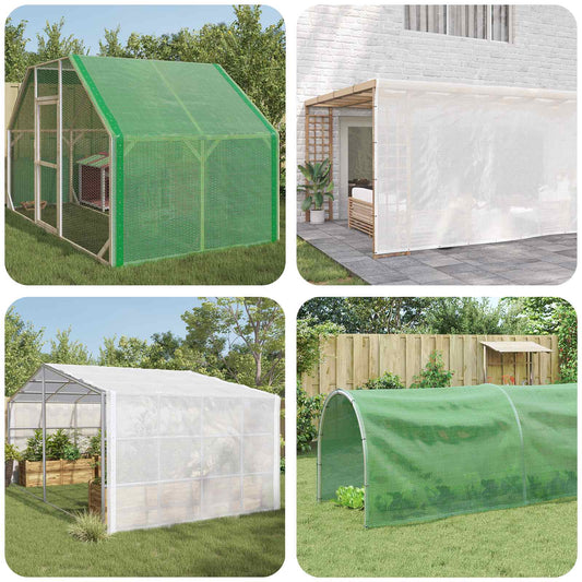 Tarpaulin with Eyelets Green 3 x 20 m 260 gsm PE