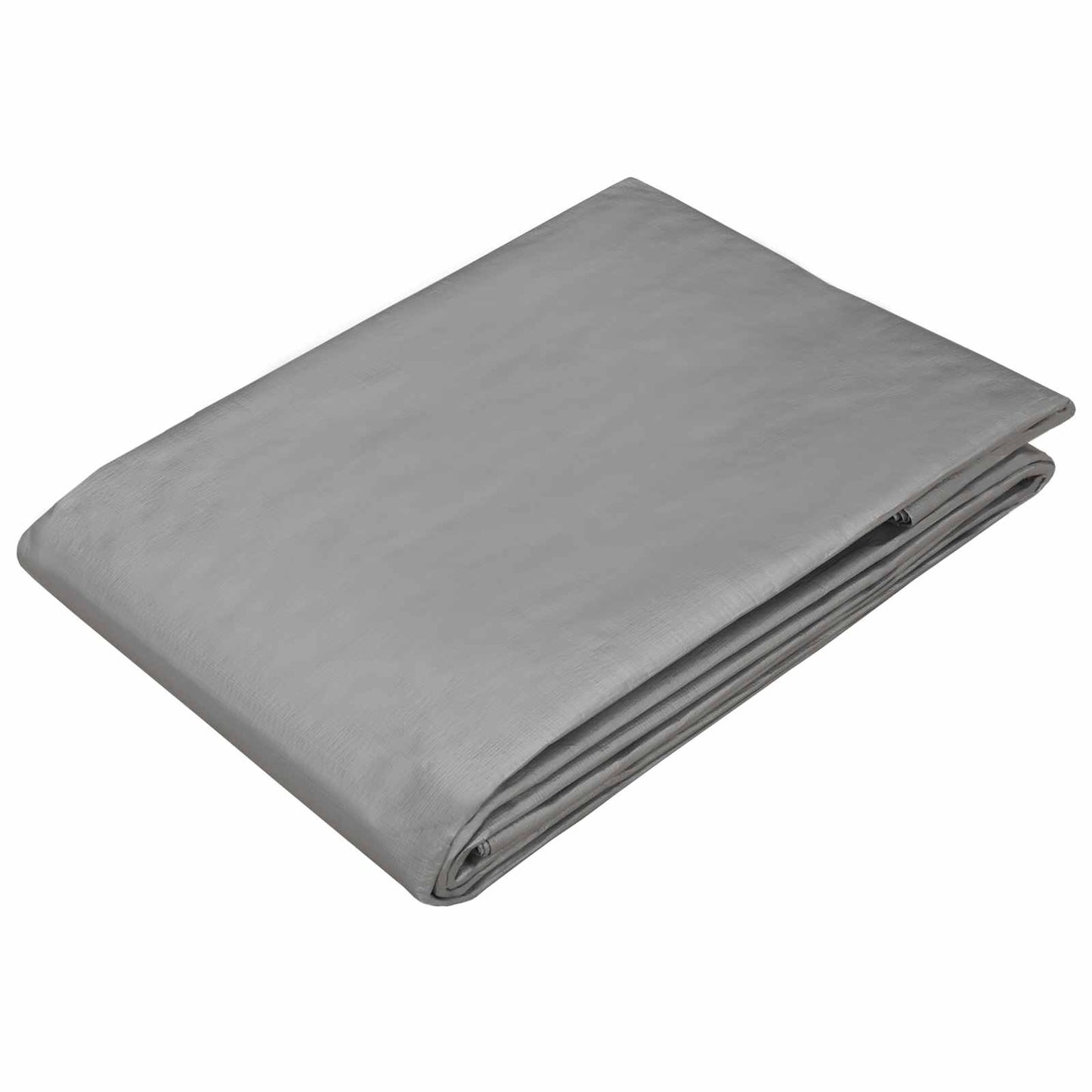 Tarpaulin with Eyelets Light Grey 4 x 5 m 180 gsm PE