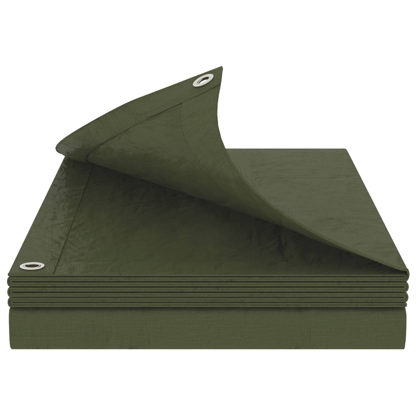 Tarpaulin with Eyelets Green 4 x 8 m 90 gsm PE