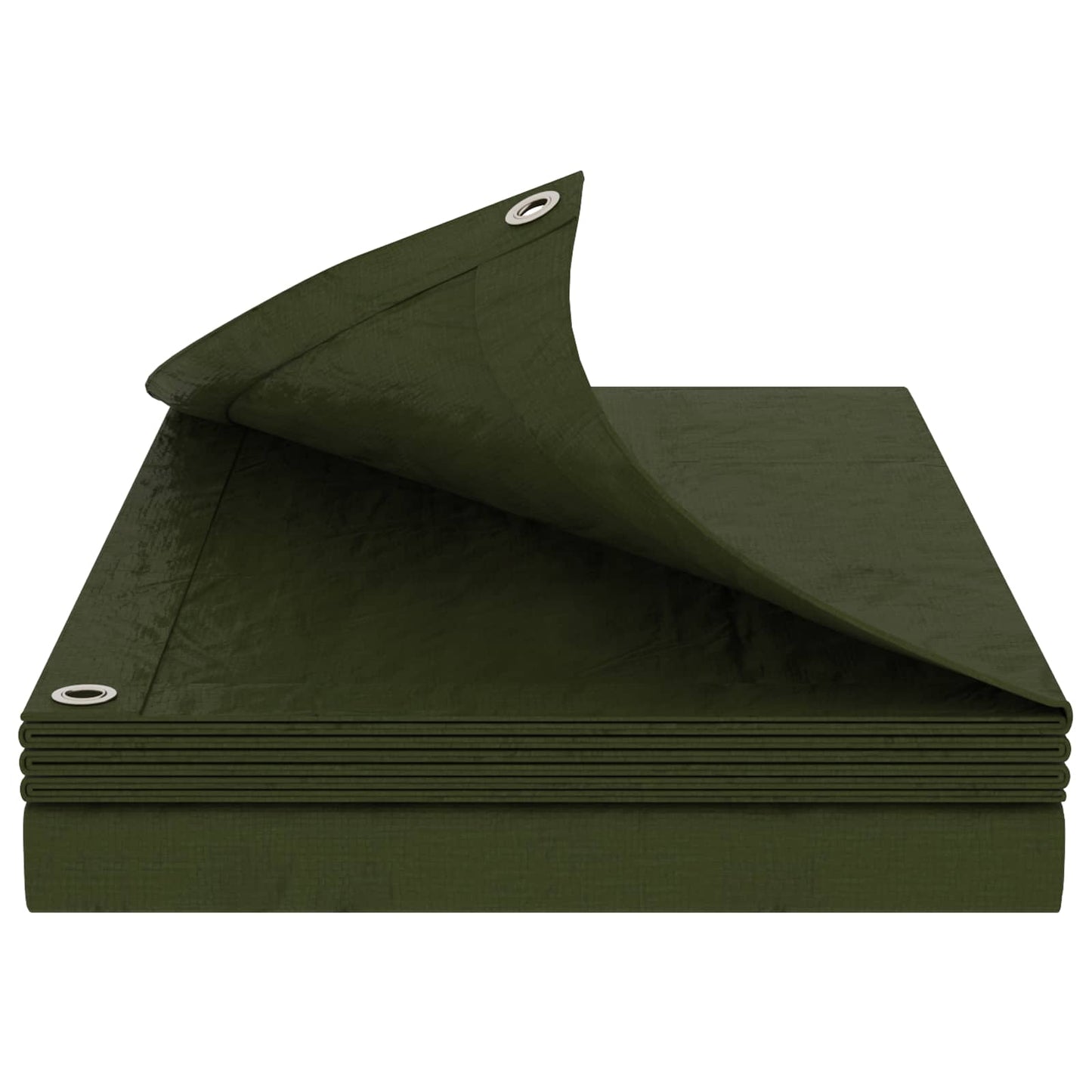 Tarpaulin with Eyelets Green 8 x 12 m 260 gsm PE