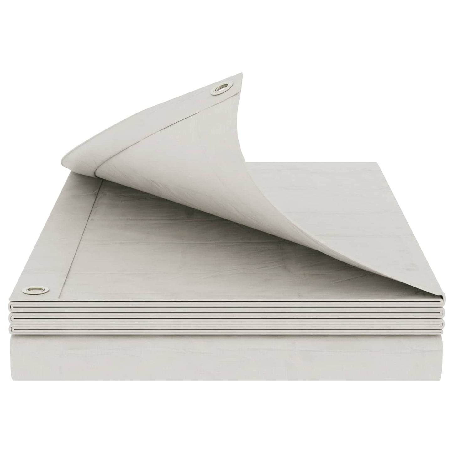 Tarpaulin with Eyelets White 4 x 6 m 90 gsm PE