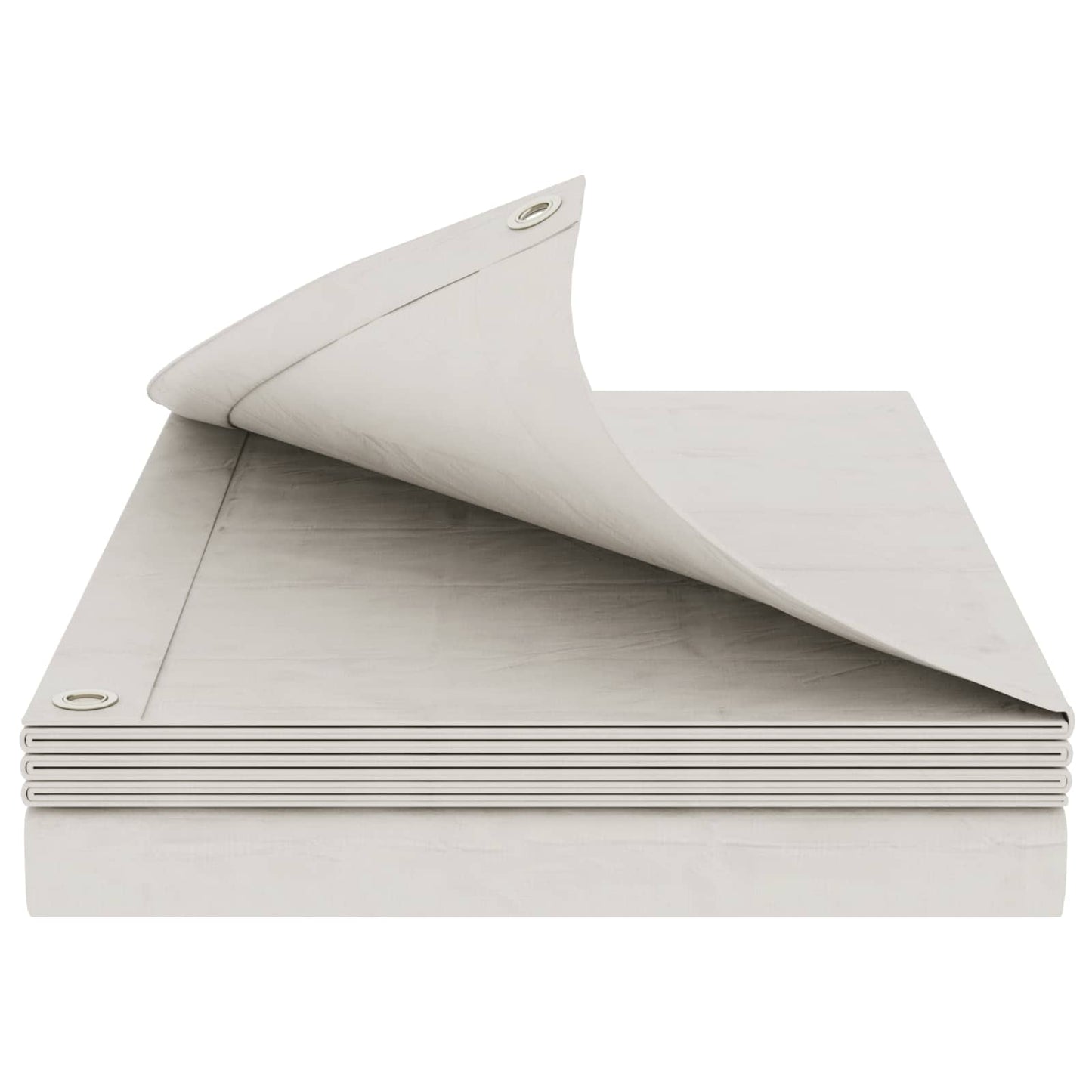 Tarpaulin with Eyelets White 8 x 8 m 180 gsm PE