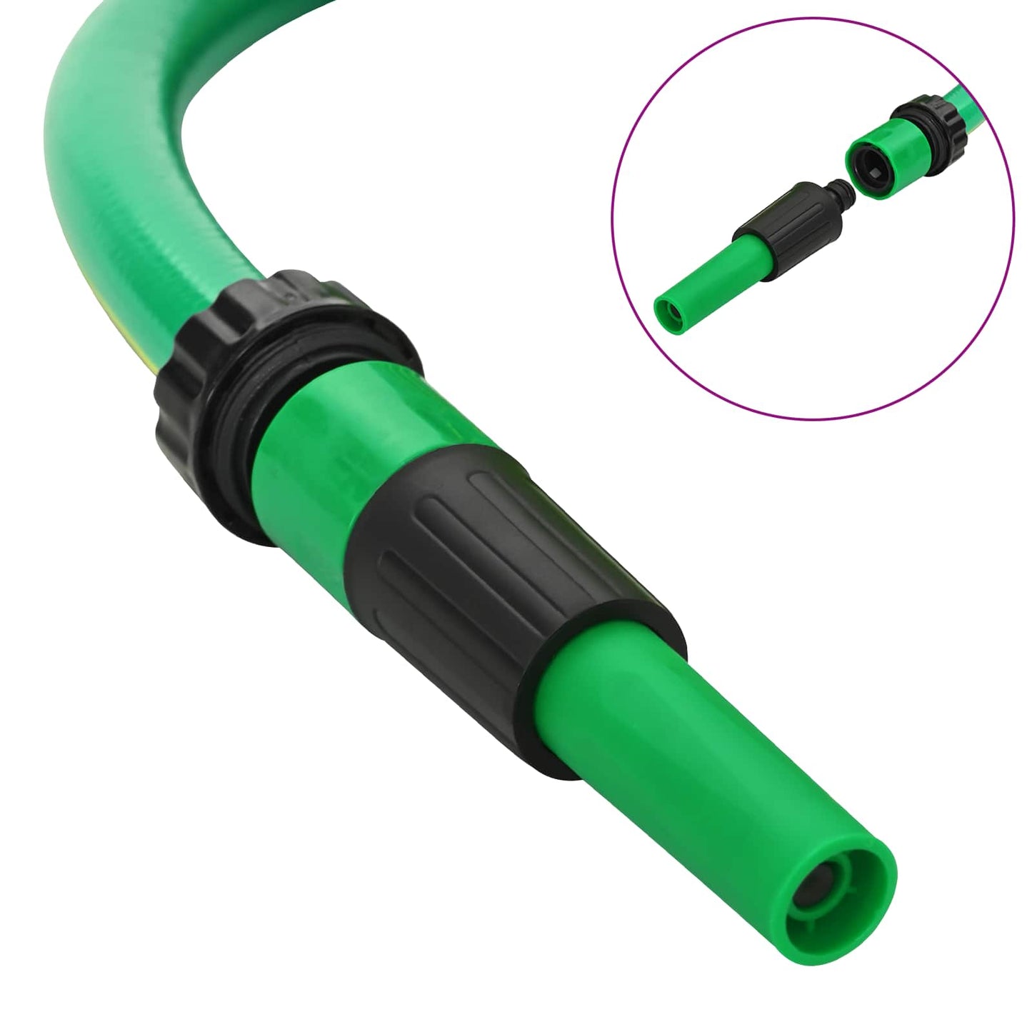 Garden Hose 5-Ply Green and Yellow 1 / 2'' 100 m PVC