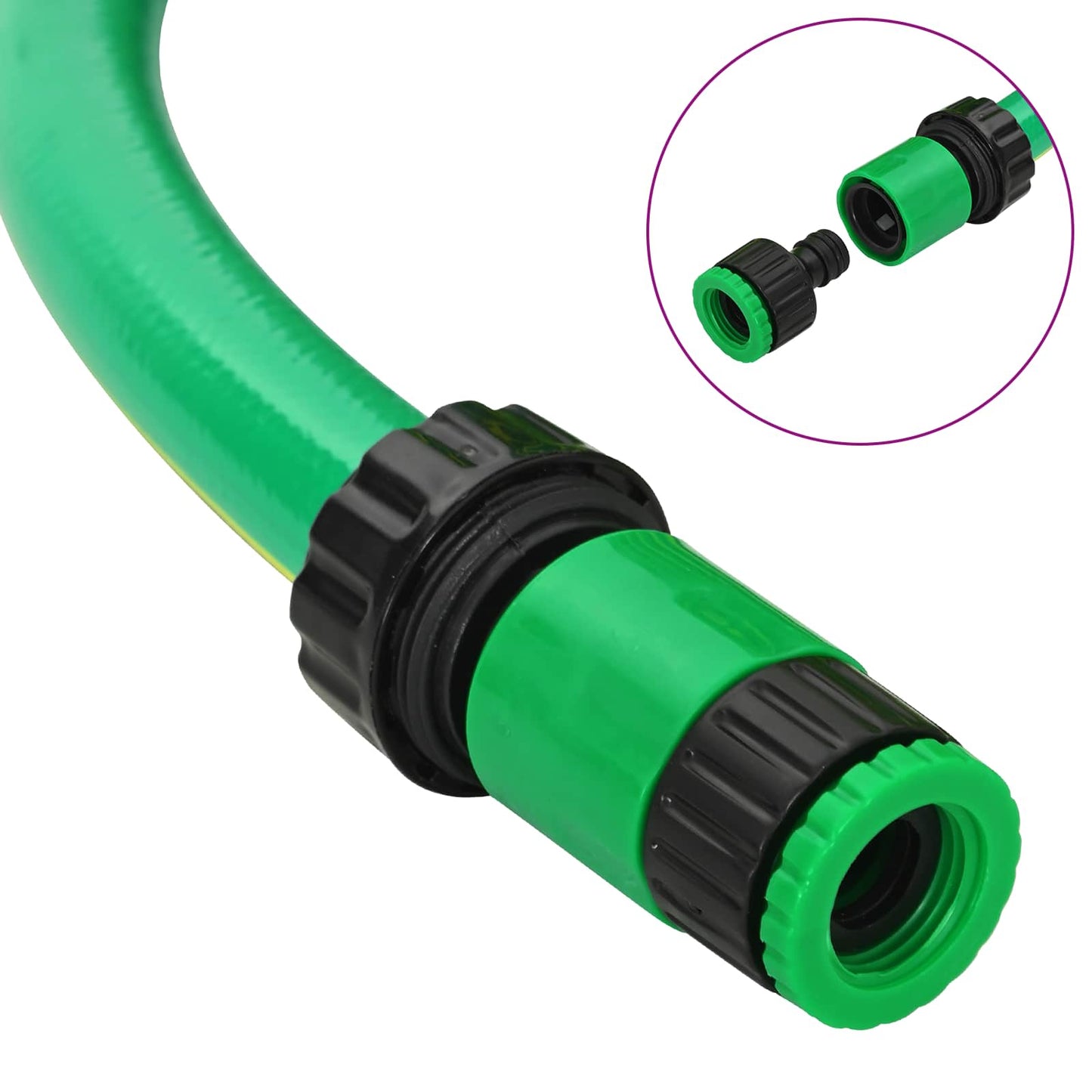 Garden Hose 5-Ply Green and Yellow 1 / 2'' 100 m PVC