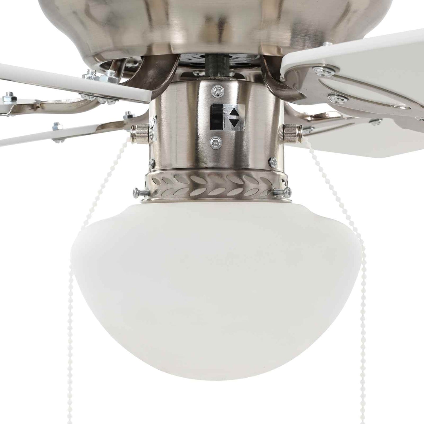 Ceiling Fan with Light Ø 82 cm White