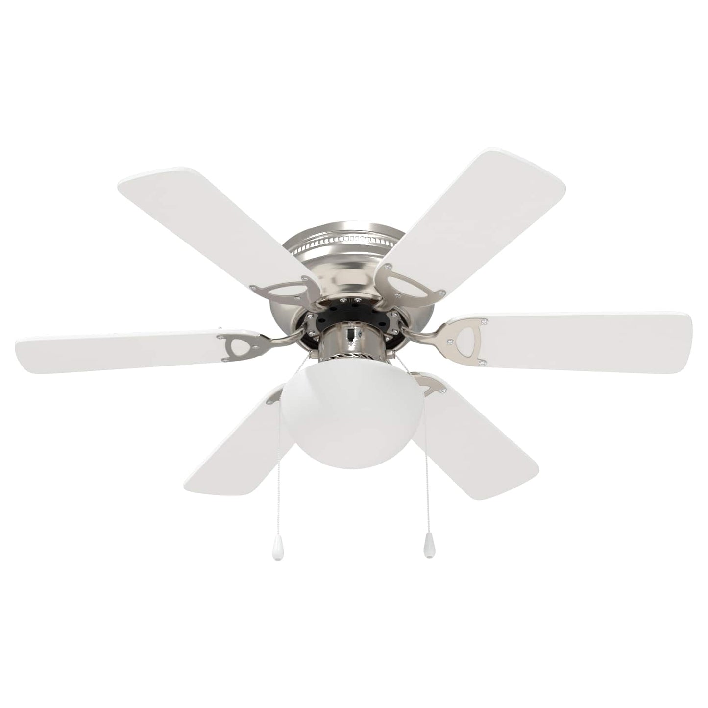 Ceiling Fan with Light Ø 82 cm White
