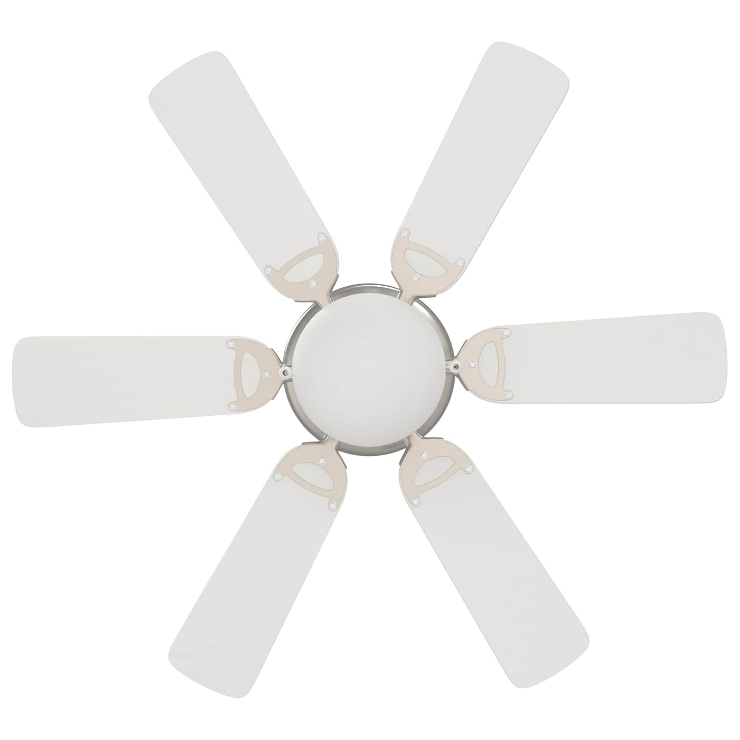 Ceiling Fan with Light Ø 82 cm White