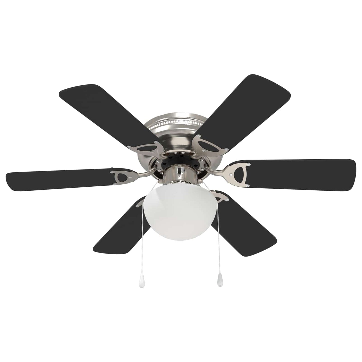 Ceiling Fan with Light Ø 82 cm Black