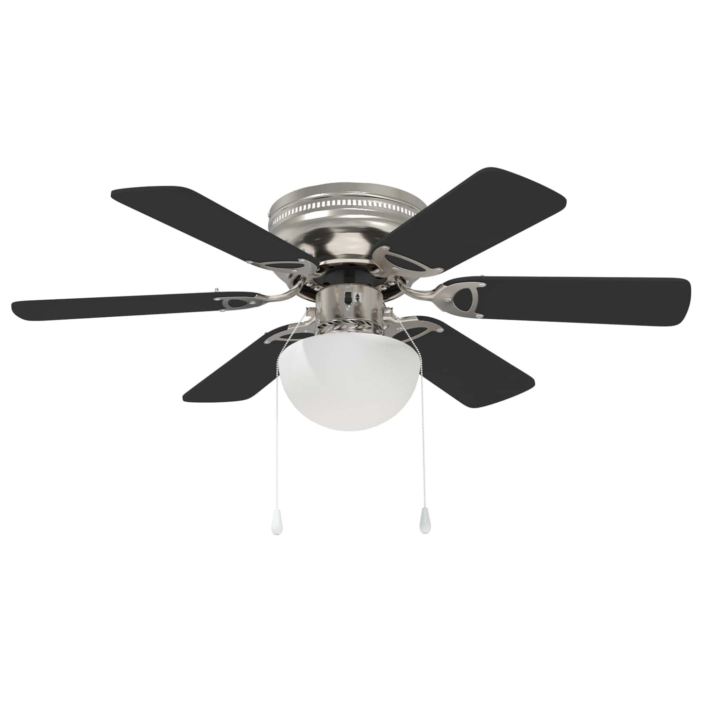 Ceiling Fan with Light Ø 82 cm Black