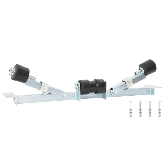 Boat Trailer Bottom Support 90.5 x 12 x 32 cm Galvanised Steel