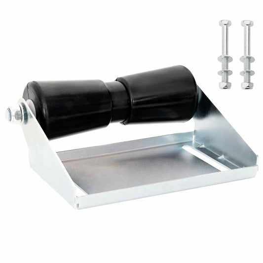 Boat Trailer Roller with Bracket 25.4 cm Galvanised Steel