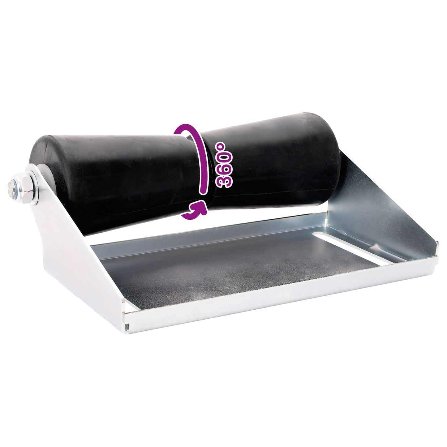 Boat Trailer Roller with Bracket 30.5 cm Galvanised Steel